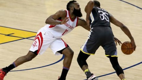 2018西决天王山！火箭4分险胜勇士3-2夺赛点